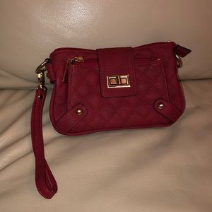 Clutch wristlet crossbody bag